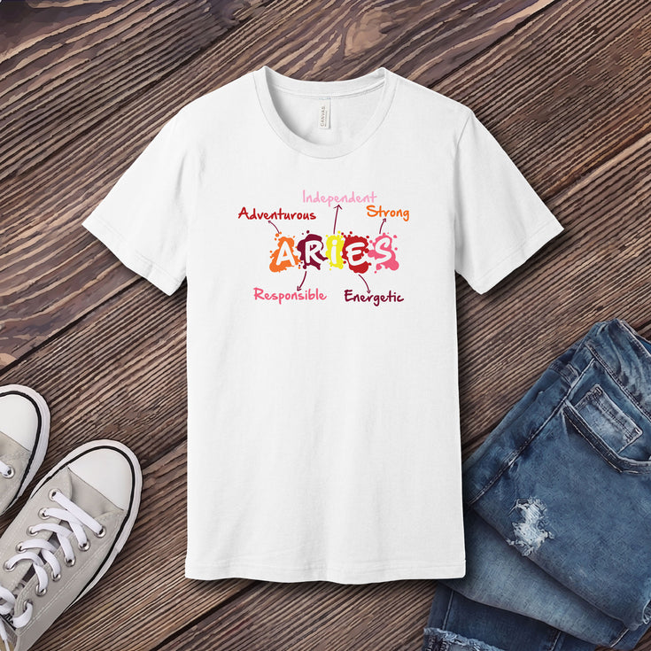 Aries Word Splash T-Shirt's Image