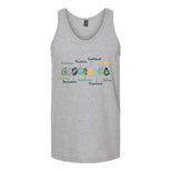 Capricorn Word Splash Unisex Tank Top's Image